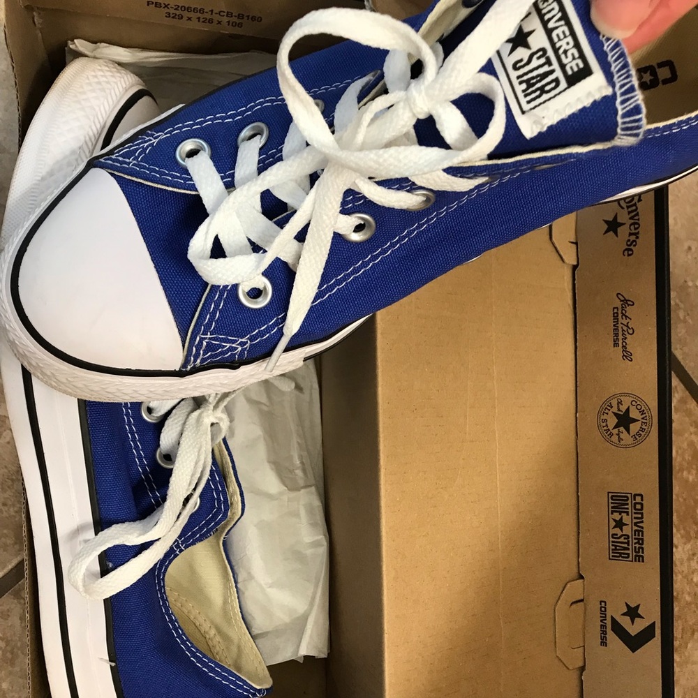 Blue Converse